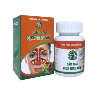Hỗ trợ viêm xoang mãn tính, viêm mũi dị ứng, tiêu viêm, thông mũi, làm giảm nghẹt mũi – Cẩm Thảo Dịch Giao Tán