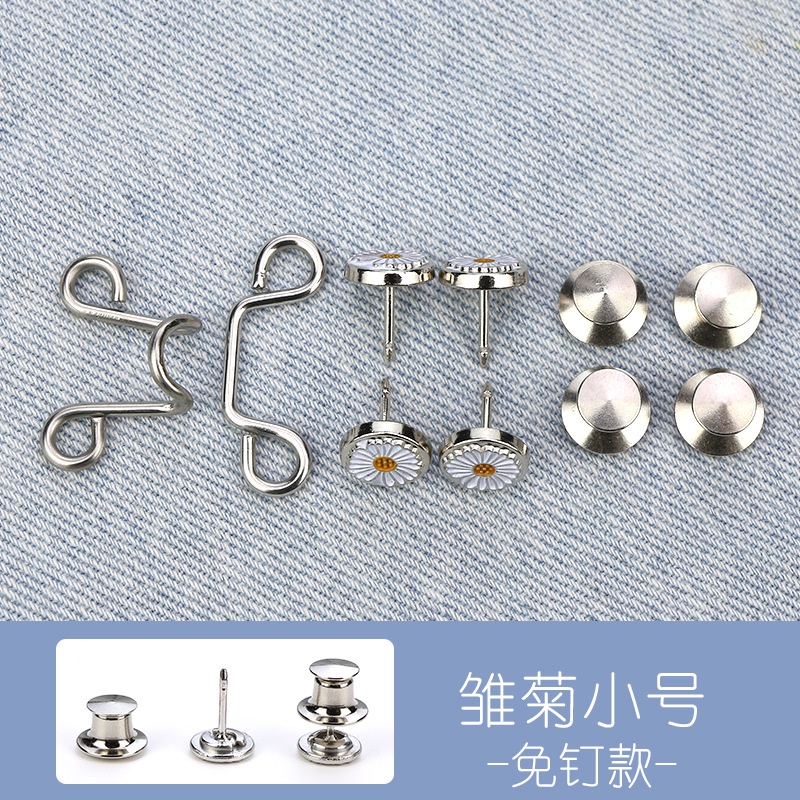 Ghim Cài Thắt Lưng Quần Jeans Không Đục Lỗ Có Thể Điều Chỉnh