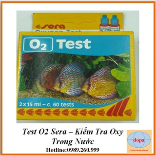Test O2 kit sera DOPA đo lượng oxi trong nước DOPA.COM.VN