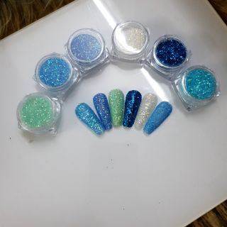 NHỦ KIM TUYẾN TRANG TRÍ MÓNG - Set 6 hộp