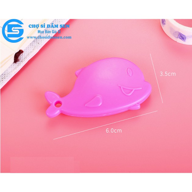 Dao Rọc Giấy mini hình CÁ siêu cute, cắt giấy văn phòng phẩm tiện dụng bằng kim loại , thép không rỉ, nhỏ gọn an toàn