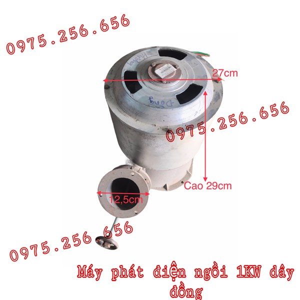 Máy Phát Điện Nước 1KW ngồi đồng phụ tùng máy phát điện nước Hùng Lỳ