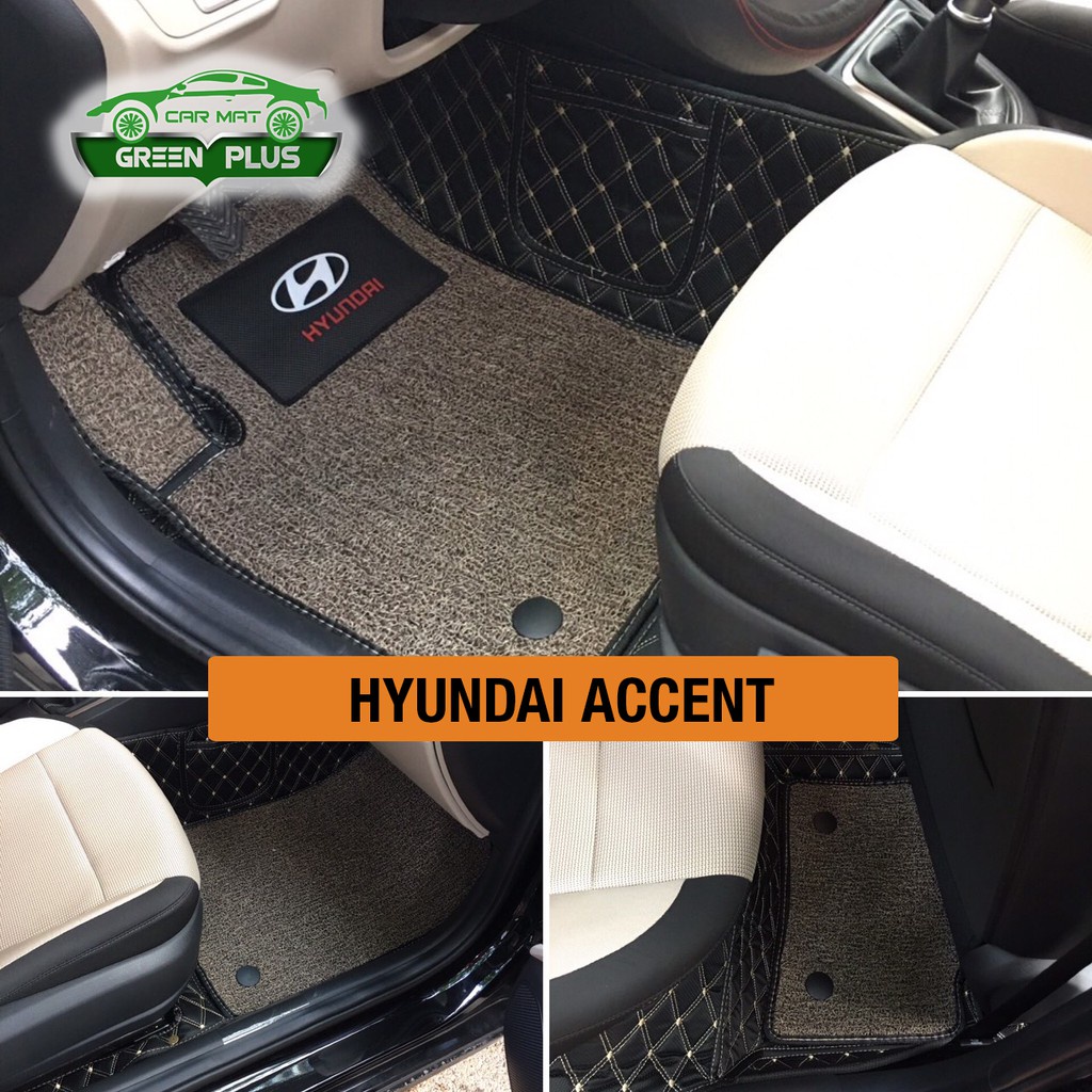 Thảm lót sàn ô tô 5D 6D Hyundai I10, Accent, Elantra, Kona, Tucson, I30, Getz