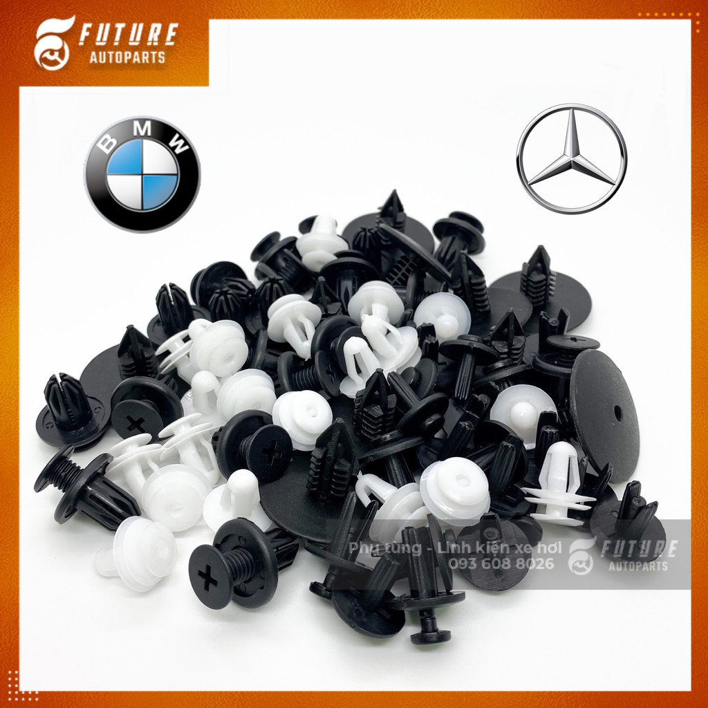 Vít nhựa, chốt nở nhựa cho dòng xe Mercedes, BMW - Future Autoparts