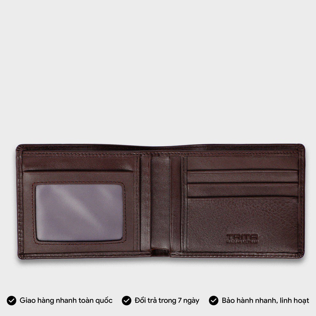 [Mã WABRWB24 giảm 30K đơn 99K] Ví nam - nữ thời trang da bò thật TRITA RVN002 nhiều màu | BigBuy360 - bigbuy360.vn