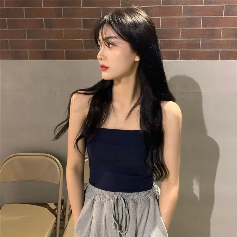 Áo Lót Ống Mỏng Màu Đen Thời Trang Mùa Hè Cho Nữ áo yếm JL-MX-01