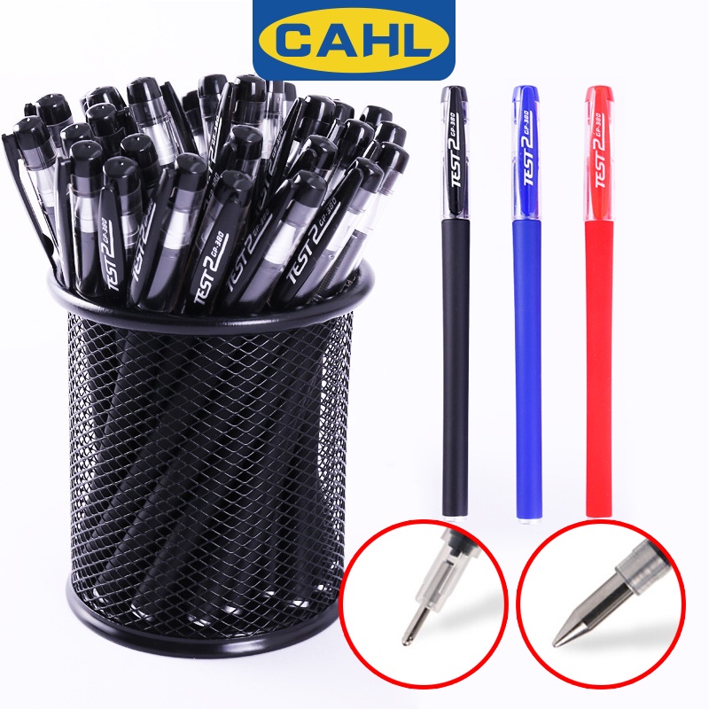 Bút Mực Gel Ngòi 0.5mm Màu Đen / Đỏ / Xanh