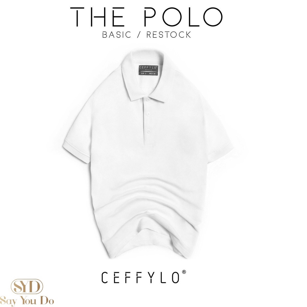 Áo Polo Nam Trơn Basic CEFFYLO 5 Màu Trẻ Trung Lịch Lãm - Chất Liệu Cotton Tự Nhiên Form Slim Thấm Hút Mồ Hôi Tốt - PL01
