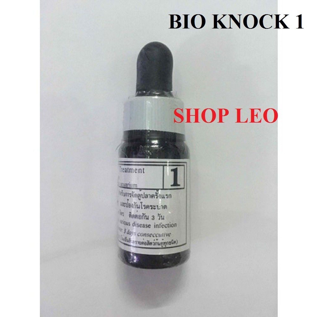 [Mã 159FMCGSALE giảm 8% đơn 500K] Bio Knock 1/2/3/4 - Phòng Và Diệt Các Loại Nấm Cho Cá Cảnh - trị nấm cá Thái Lan