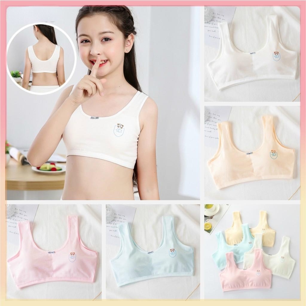 Áo lót có mút đệm cho bé gái tùy chọn màu sắc