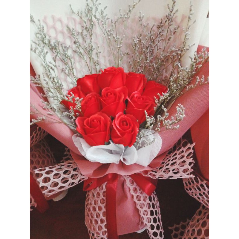 bó hoa sáp 11bông