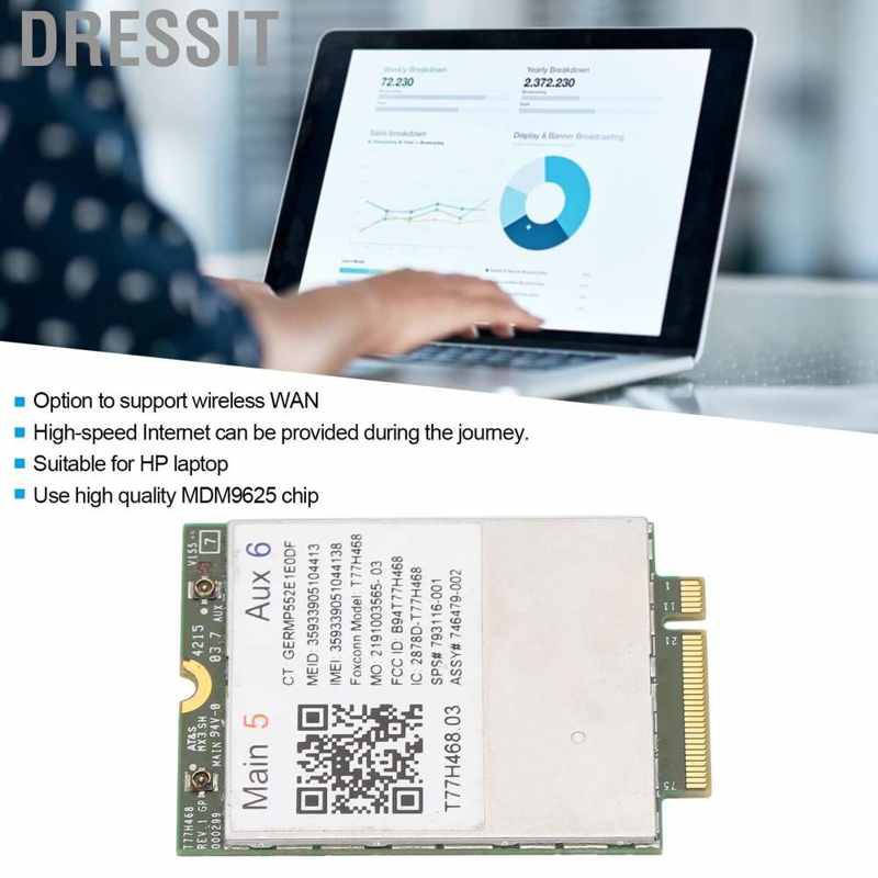 Card Mạng Không Dây Cho Hp Lt4211 4g Module Lte Wwan 793116-001 T77H468 M.2 | BigBuy360 - bigbuy360.vn