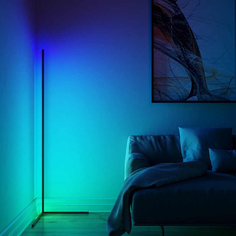 Đèn góc hắt tường RGB 2021 không dây trang trí phòng khách điều khiển qua App