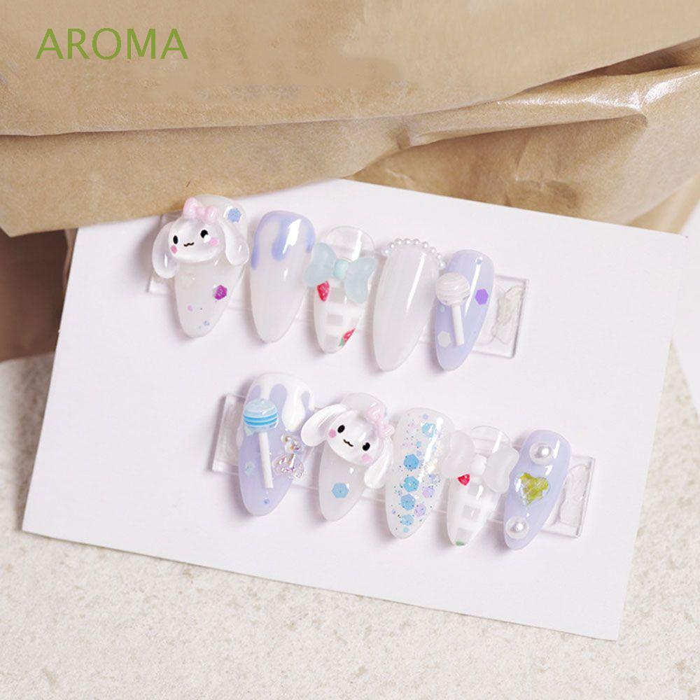 [Hàng mới về] Phụ kiện trang trí móng tay nghệ thuật họa tiết hoạt hình dễ thương phong cách Nhật Bản