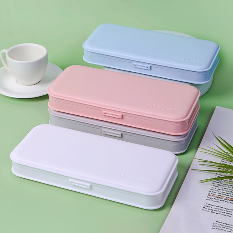 ✿ Hộp Đựng Bút Bằng Nhựa Hình Bánh Macaron Xinh Xắn Ốp