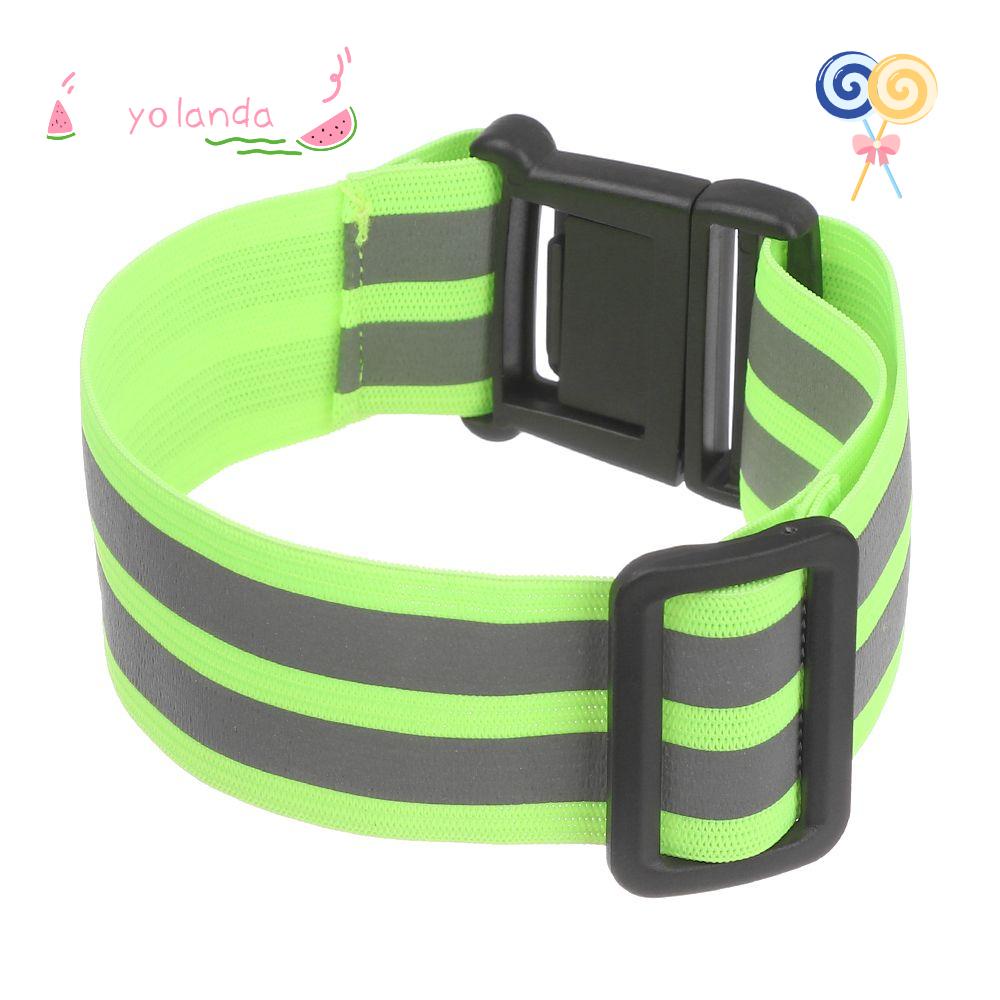 Yola Băng Quấn Cổ Tay Chân Phản Quang Kẻ Sọc Chất Lượng Cao Dành Cho Hoạt Động Thể Thao Đạp