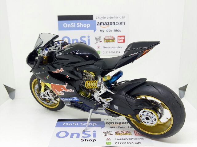 DUCATI 1199 PANIGALE VER RED BULL 1/12 TAMIYA MÔ HÌNH XE ĐỘ