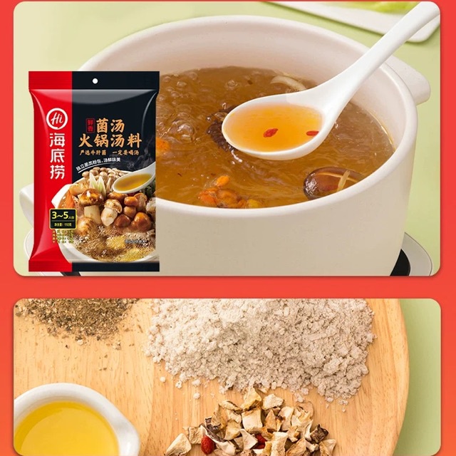 Cốt Lẩu Nấm Haidilao 110G | BigBuy360 - bigbuy360.vn