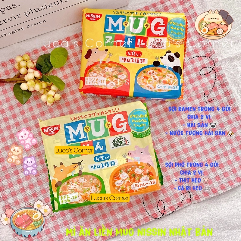 Mì MUG Nissin Nhật Bản Cho Bé
