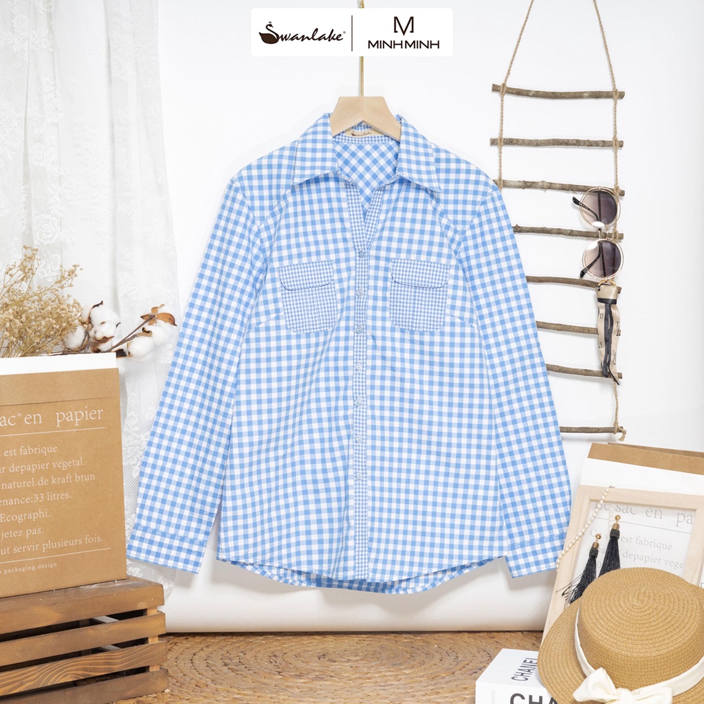 Áo Sơ Mi Form Ôm Vải Cotton Caro - A1654LW449