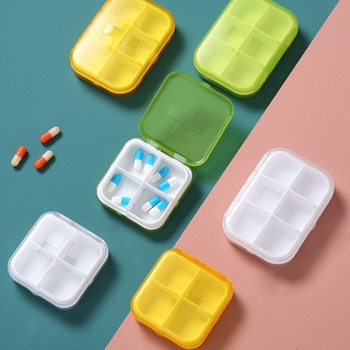 Hộp Đựng Thuốc Mini Trong Suốt Tiện Dụng Mang Đi Du Lịch