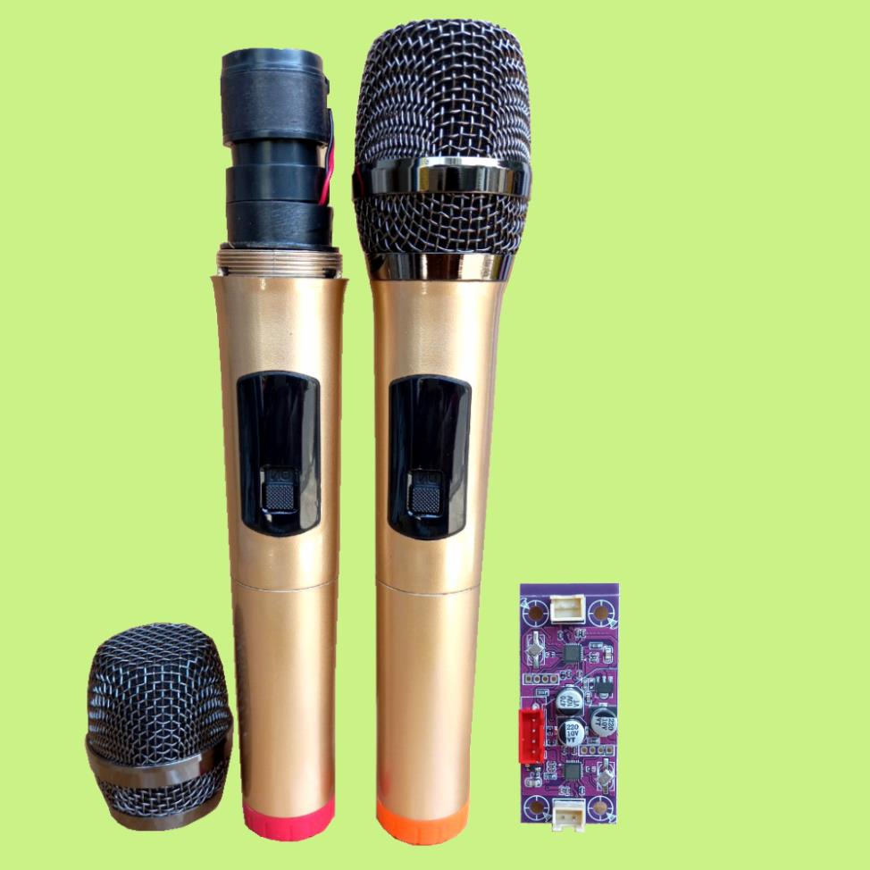 Micro không dây chống hú cho loa kéo mạch loa kéo UHF 770.85Mhz - 795.85Mhz