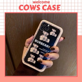 Ốp iphone bbr nhiều gấu viền nâu dành cho iphone xs max/11/11pro max/12pro/12pro max
