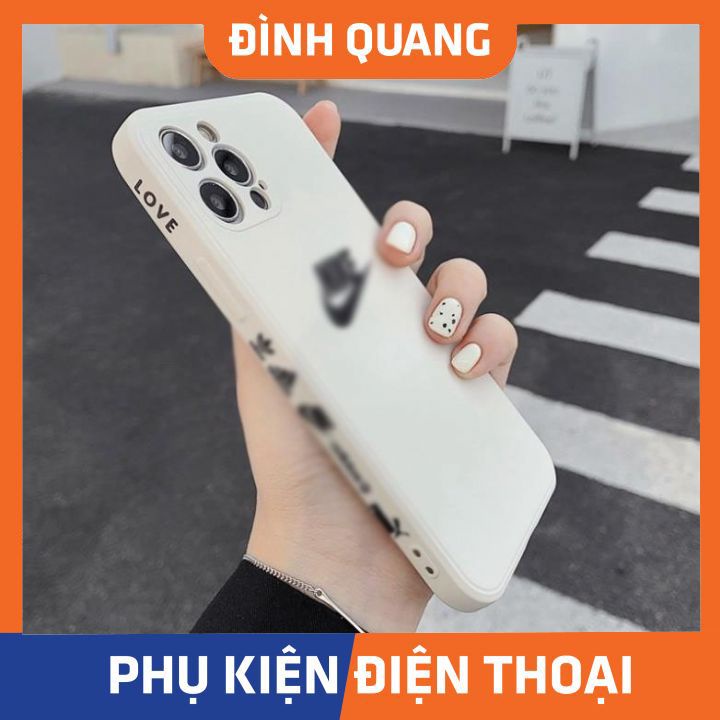 Ốp iphone - Ốp lưng vuông cạnh hình lo.g0 ni.k.e 6/6plus/6splus/7/7plus/8/8plus/x/xr/xs/11/12/pro/max/plus/promax ĐQ