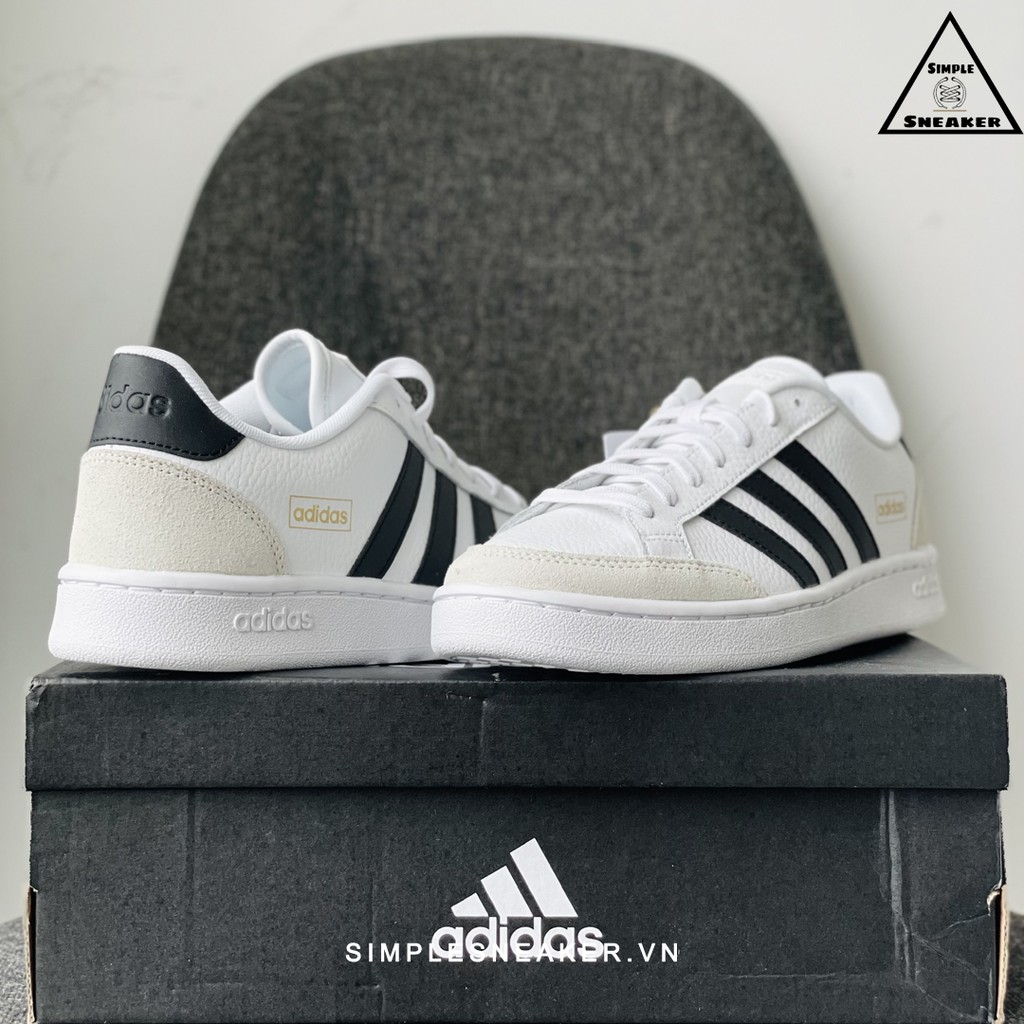 Giày Adidas Nam Chính Hãng 🔴FREESHIP🔴 Giày Thể Thao Sneaker - Adidas Grand Court SE Orbit Grey Chuẩn Auth