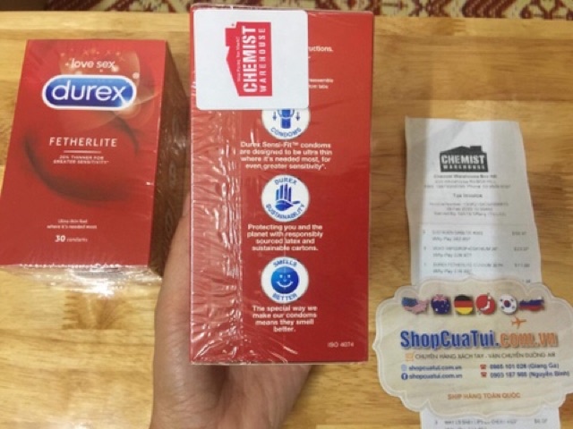 💁🏻‍♀️ BAO CAO SU #DUREX Fetherlite Ultra Thin Feel Condoms Extra Sensitive 30 Pack