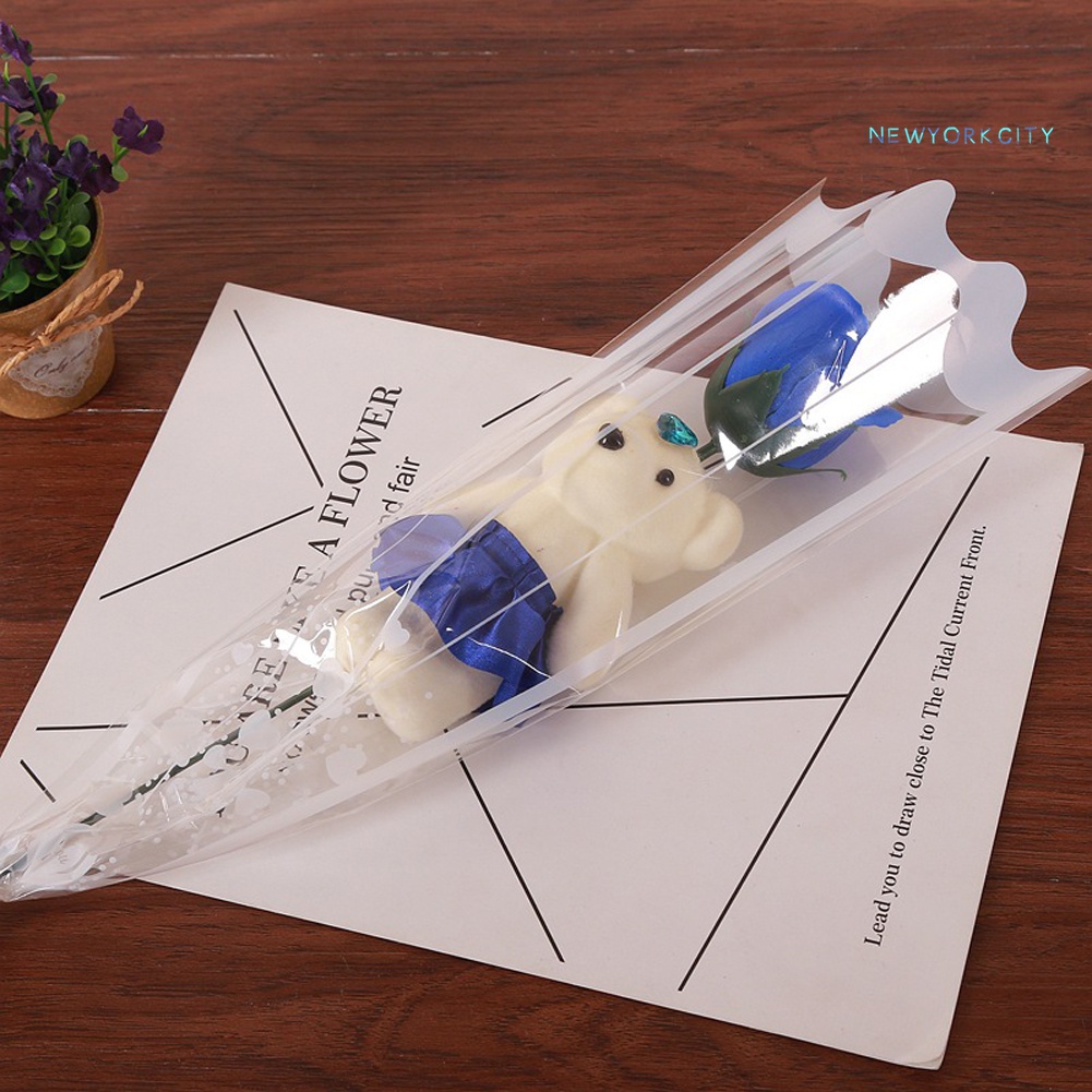 1 Cánh Hoa Hồng Sáp Làm Quà Tặng Giáng Sinh Dễ Thương