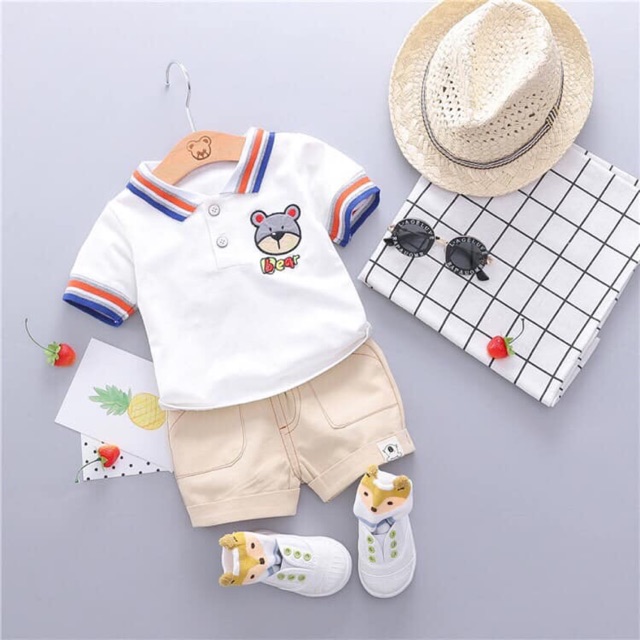 Sét bộ gấu quần kaki