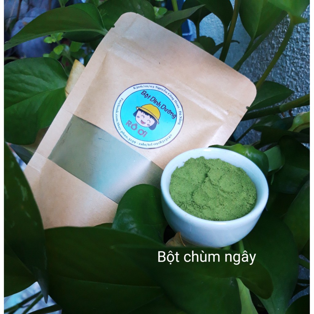 Bột Rau Chùm Ngây 100% Nguyên Chất - Gói 50g  (Bột rau củ)