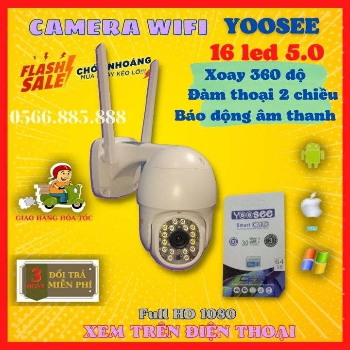 [Free ship] Camera Yoosee / Camera carecam pro CC1021 ONVIZCAM V3 không dây chính hãng