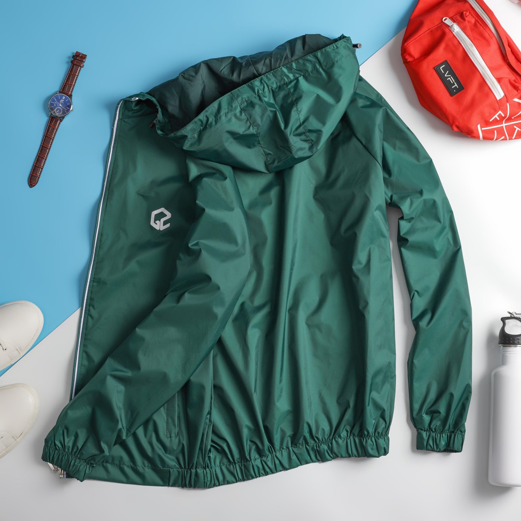 Áo khoác nam Áo khoát nam gió dù 2 lớp chống nắng logo GZ có nón thời trang cực hót-A1060