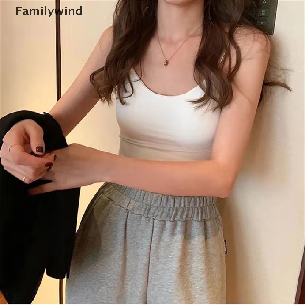 Áo Lót Croptop Chất Lụa Màu Trơn Thời Trang Mùa Hè Quyến Rũ Cho Nữ