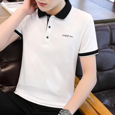 Áo thun polo tay ngắn màu sắc thời trang cho nam