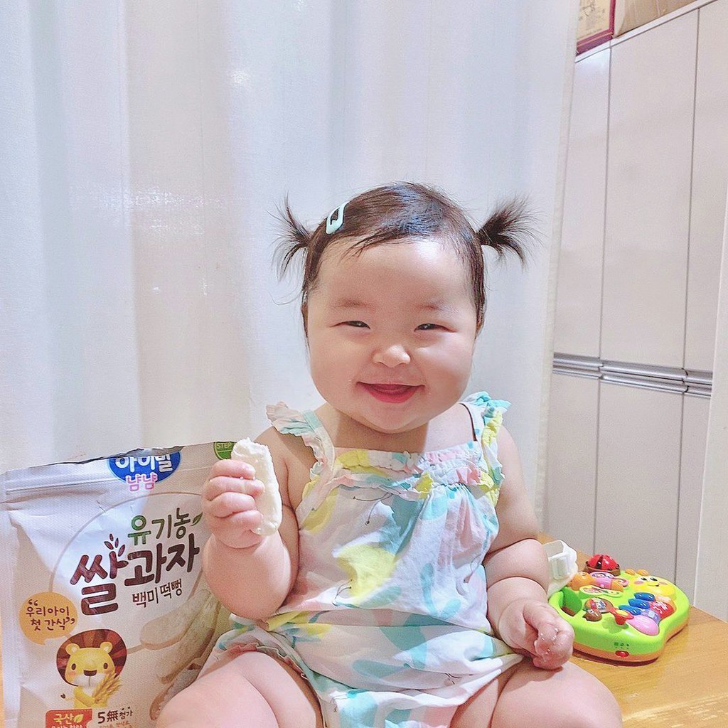 Bánh gạo ăn dặm Ildong Hàn Quốc AYIYUM dành cho bé từ 4M+ gói 30g