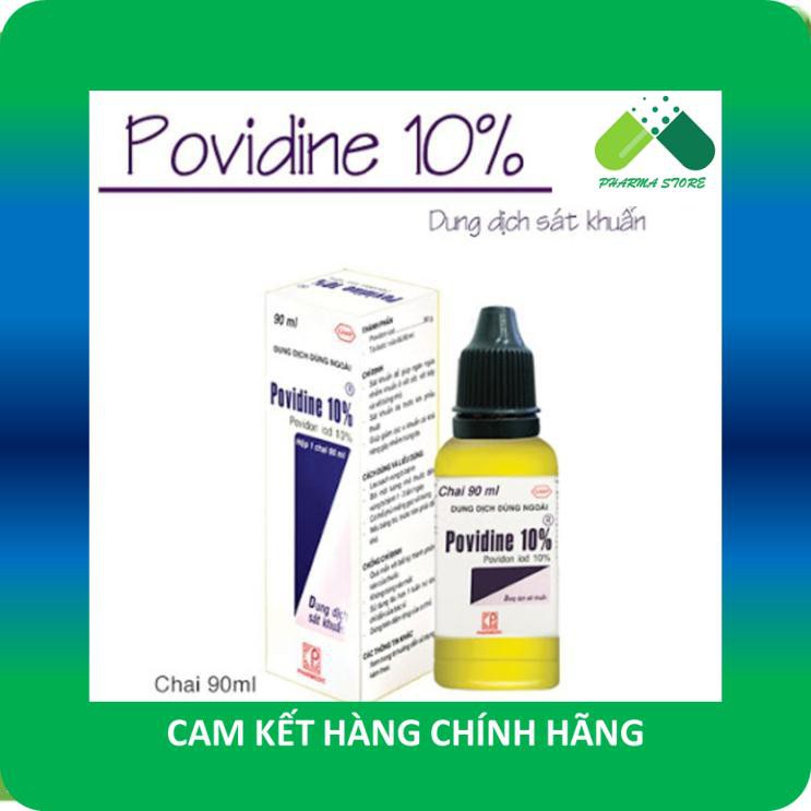 !!! Dung dịch sát khuẩn POVIDINE 10% Pharmedic [povidine, betadine, betadin]