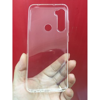 Ốp silicon Xiaomi Redmi Note 8 trắng trong