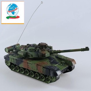 XE TĂNG ĐIỀU KHIỂN TỪ XA,  WAR TANK QUAY NÒNG PHÁO 360 ĐỘ ,   ( DÀI 26CM RỘNG 13CM) - W081728