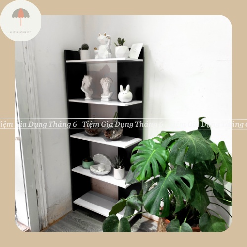 Kệ sách gỗ 🎁 Miễn ship 🎁 Kệ góc tường 5 tầng gỗ MDF cao cấp giá tận xưởng đựng đồ | BigBuy360 - bigbuy360.vn