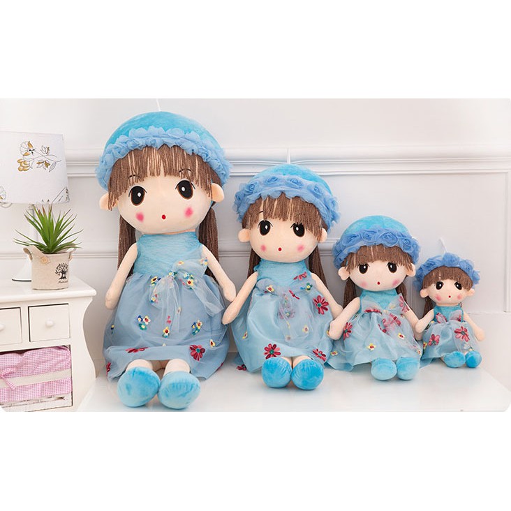 Búp bê bằng vải bông - loại 45cm màu vàng