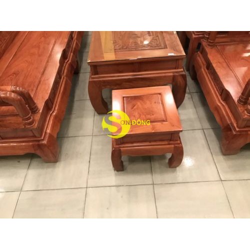 Bộ bàn ghế tần thuỷ hoàng gỗ hương đá tay 12