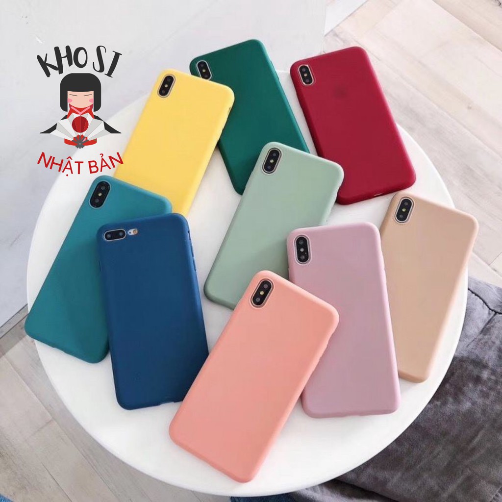 Ốp lưng TRƠN DẺO 8 MÀU 5/5s/6/6plus/6s/6s plus/6/7/7plus/8/8plus/x/xs/xs max/11/11 pro/11 promax