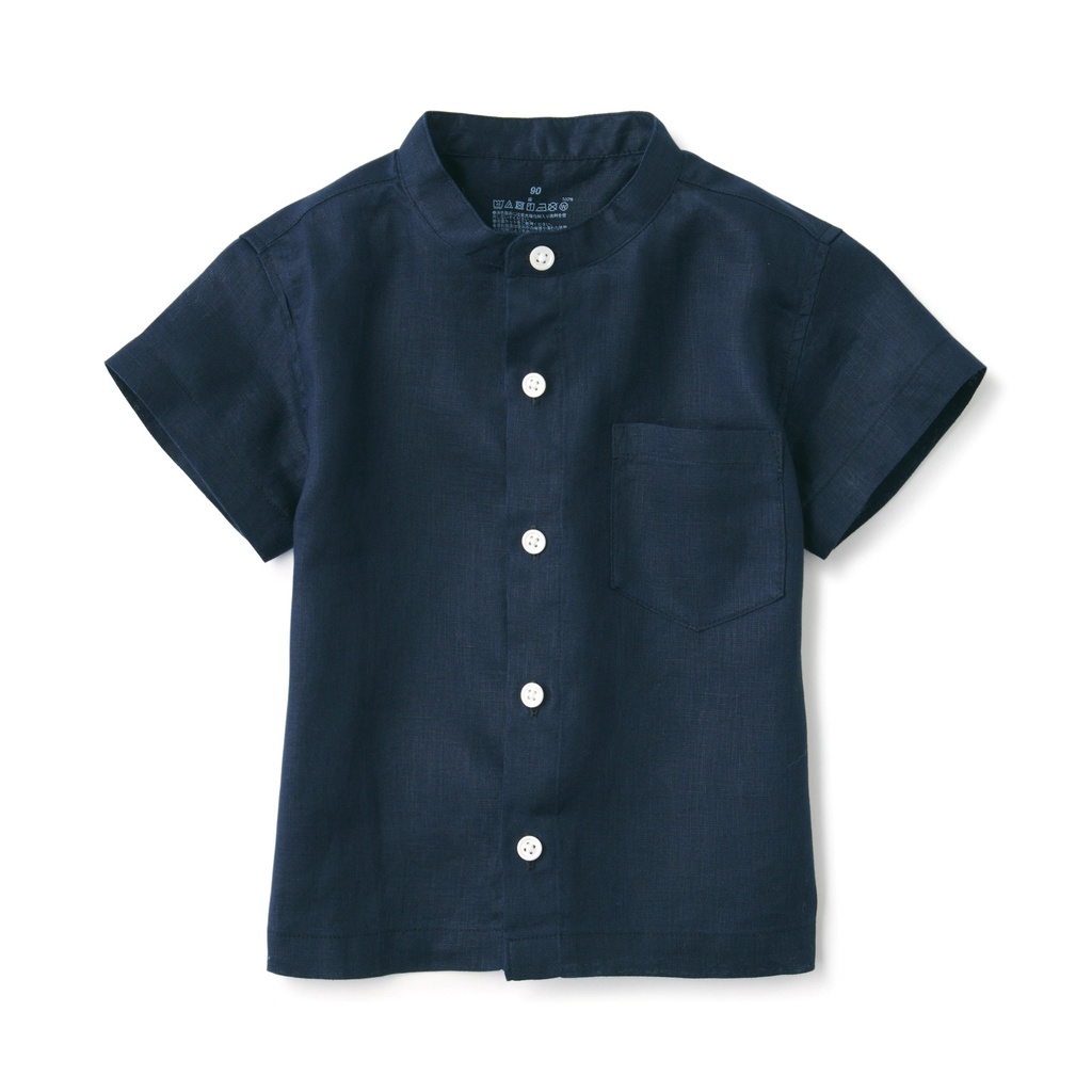 MUJI ÁO SƠ MI FRENCH LINEN NGẮN TAY