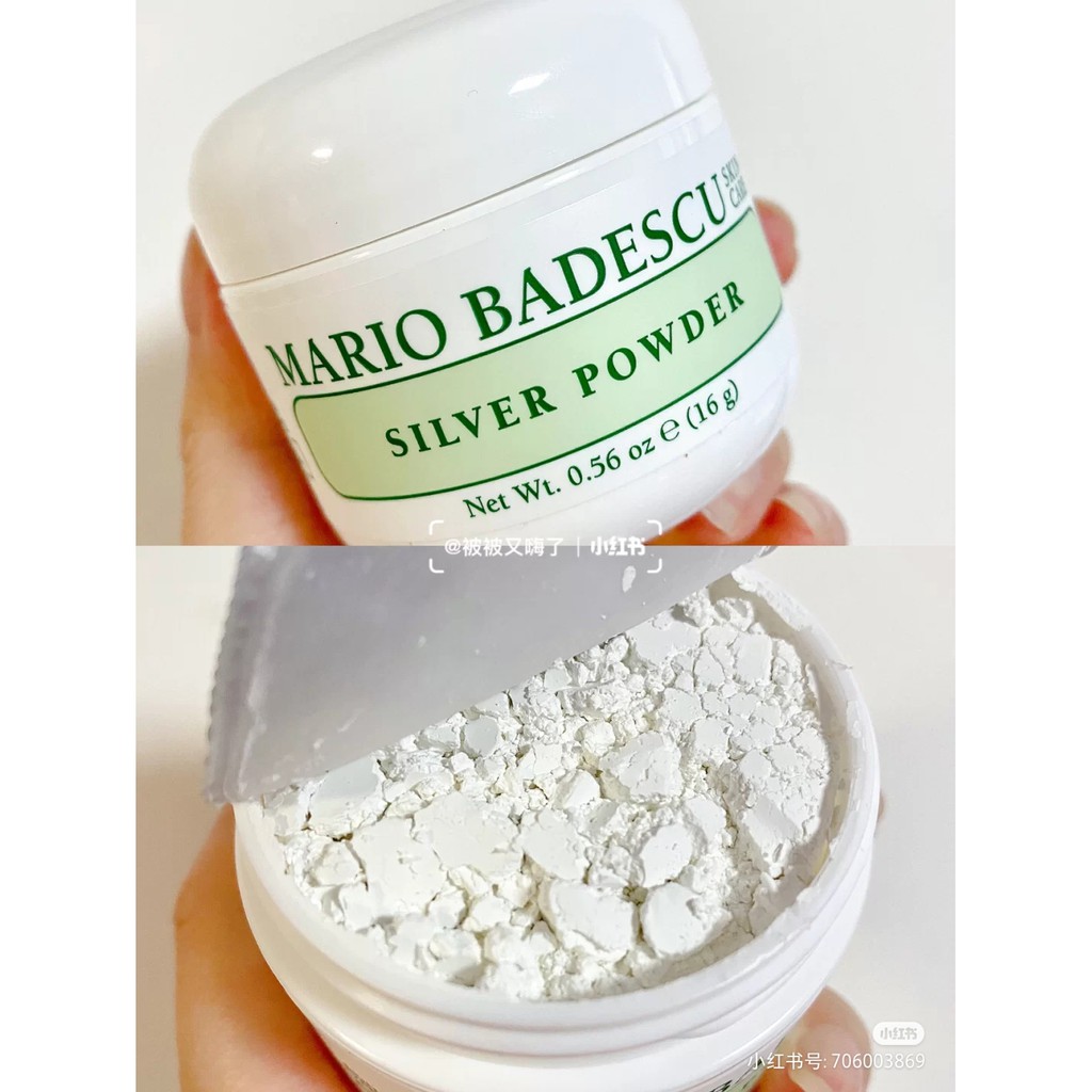 Mặt nạ Mario Badescu giảm mụn đầu đen Silver Powder / 28gr