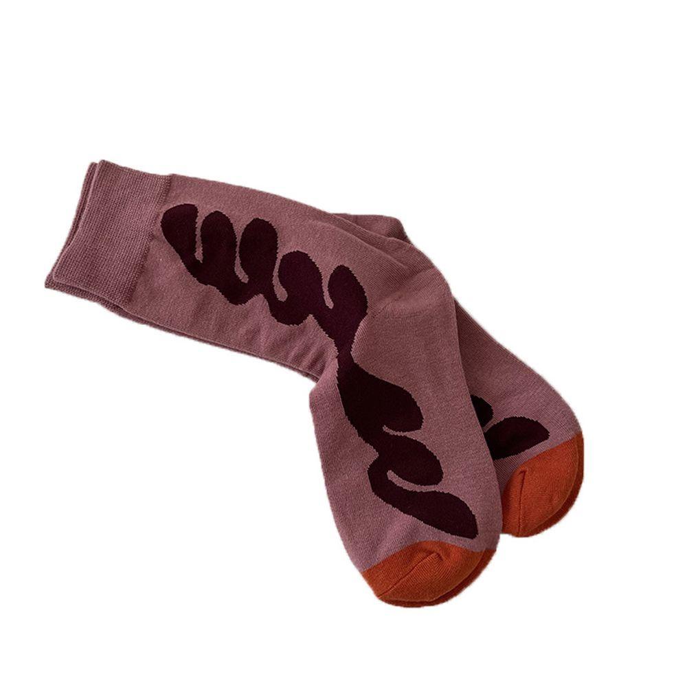 Vớ Cotton Họa Tiết Graffiti Phong Cách Harajuku Dễ Thương Cho Nữ