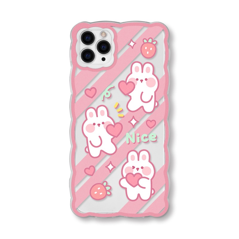 Ốp Điện Thoại Họa Tiết Hoạt Hình Dễ Thương Cho iPhone 13Pro 11 12pro 6 7 8 plus XS-14