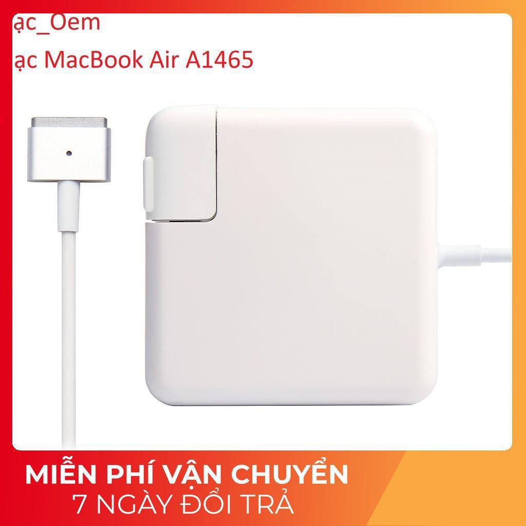 [Mã 267ELSALE hoàn 7% đơn 300K] ⚡️Sạc MacBook Air A1465